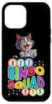 iPhone 13 Pro Max I Love Bingo And Cats Womens Cat Lover Gambling Bingo Squad Case