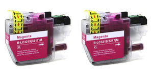 2 Compatible LC3219 (LC3217) M XL inks for Brother J5930DW  J6530DW  J6930DW