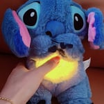 Rytmisk andningsövning, lämplig för barn och vuxna att sova, andningsljus söt andningsdocka baby sömnmusik tidig utbildning docka blue