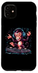iPhone 11 Monkey Dj Headphones Funny Monkey For Men Women Kids Case