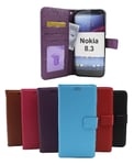 New Standcase Wallet Nokia 8.3 (Svart)