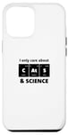 Coque pour iPhone 12 Pro Max Éléments primaires de l'humour Science Cats C at S