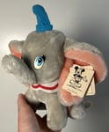 Vintage 1980s Disney Dumbo Soft Plush Toy - Walt Disney World With Tags