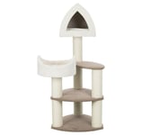 Cat Tower Marcy Soft 130cm kräm/brun
