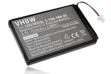 Batterie LI-POLYMER 750mAh pour SONY Portable Reader remplace LIS1382(S), 1-756-769-31, 9702A50844, 9924A60515