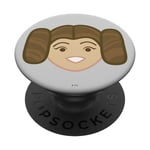 Star Wars Princess Leia Face Flattened Art PopSockets Swappable PopGrip
