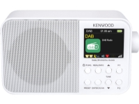 Kenwood CR-M30DAB-W, Bärbar, Digital, DAB, DAB+, FM, 87,5 - 108 MHz, 174,928 - 239,2 MHz, 3,2 W