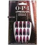 OPI xPRESS/ON - Swipe Night - 30 Faux ongles réutilisables, effet gel - Jusqu'à 14 jours de tenue