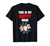 This Is My Happy Hour Graphic Workout For Men Fitness Club T-Shirt