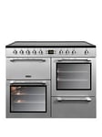 Leisure Ck100C210S 100Cm Cookmaster Electric Range Cooker, Silver - Cooker With Connection