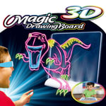 3d Drawing Board Multi-function Sketchpad Magic Pad Flashing Boa Dinosaur