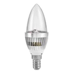 Smart LED Candle Light Bulbs,Multi-Coloured E14/E12 3W RGB LED Lamp Bulb with Remote Control Kit for Home easy to use (E12)