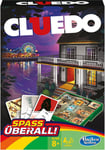 Hasbro Gaming B0999100 Cluedo “Compact” Travel Game (German Language Version) Ge