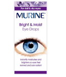 Murine Bright & Moist Eye Drops to Brighten and Whiten Eyes as well as...