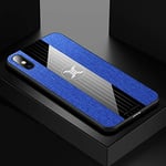 Holster Mobile Phone Cases/Covers, For iPhone X/XS XINLI Stitching Cloth Texture Shockproof TPU Protective Case (Size : Eda00120504d)