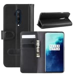 Äkta Läderfodral  OnePlus 7T Pro Svart