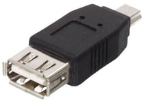 USB 2.0 OTG adapter - A hun / mini B han