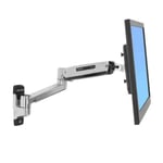 Ergotron LX Sit-Stand Wall Mount LCD Arm 106.7 cm (42inch) Stainless steel