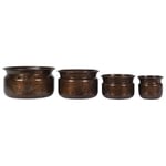 A Lot Decoration Avery Kruka Onyx Brun 4-Pack