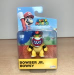 Super Mario Bowser Jr Figure 2.5 Inch Tall New Sealed Jakks 2023