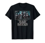 Star Wars: The Bad Batch Bad Group Poster Shot Logo T-Shirt