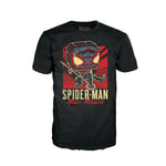 Funko Boxed Tee: Gamerverse - Miles Morales - Extra Large - (XL) - Spider-Man - T-Shirt - Vêtements - Idée de à Manches Courtes pour Les Adultes Les Hommes et Les Femmes - Games Fans