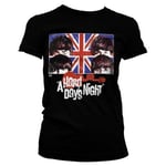 Hybris A Hard Days Night Girly Tee (Svart,L)