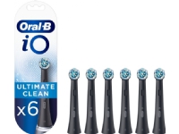 Oral-B - iO Ultimate Clean Black - Toothbrush Replacement Head ( 6 pcs ) (419020)
