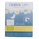 Natracare Ecological sanitary towels ultra regular, 14 pieces