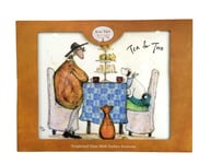 Sam Toft (Tea for Two) Tempered Toughened Glass Worktop Saver Work Surface Protector