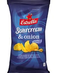 Estrella Sourcream & Onion Potetgull 175 gram