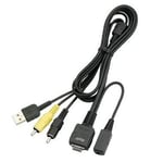 Ex-Pro - Sony VMC-MD1, VMCMD1 - AV / USB / DC Power input Audio Video Multi connecting Cable Lead for Sony Cyber-Shot DSC-F88, DSC-H3, DSC-H7, DSC-H7/B, DSC-H9, DSC-H9/B, DSC-H10, DSC-H50, DSC-M2, DSC-N1, DSC-N2, DSC-P100, DSC-P120, DSC-P150, DSC-P200, DS