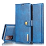 DG.MING 2-in-1 Magnet Wallet Samsung Galaxy S20 FE Blue