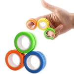 LAGERRENSNING Populära Magnetiska magiska ringar - anti stress Orange orange