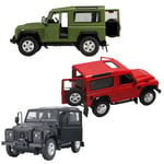 Remote Controlled Land Rover Defender RC Car Radio Control 1:14 Green Red Black