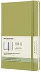 Moleskine Weekly Notebook Diary/Planner 2018 - 2019 18M Large Lichen Green Hard Cover