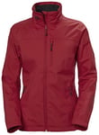 Helly-Hansen Women's Crew Waterproof Windproof Breathable Sailing Jacket, 162 Red, 3X-Large