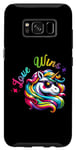 Coque pour Galaxy S8 Love gagne le mois de la Gay Pride Unicorn Rainbow