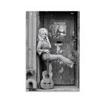 XIAOGANG Dolly Parton 60s Retro Posters Poster Decorative Painting Canvas Wall Art Living Room Posters Bedroom Painting 16x24inch(40x60cm)