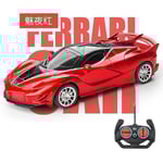 2.4G RC-bil Leksak Radiostyrd Bil Hög Hastighet LED-ljus Sportbil Stunt Drift Racing Bil Leksaker för Pojkar Julgåvor Robota Leksaker-Xin 15-FLL-red