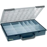 Raaco 136228raaco Compartment box Assorter PSC 55 4x8-17, Polypropylene,337x258x57 mm,Blue/Transparent