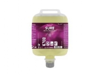 Rengøring/desinfektion Sure DVM W4315 2 ltr uden farve og parfume gul,3 stk/krt