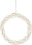 CURLY Hängande krans 45cm Mässing