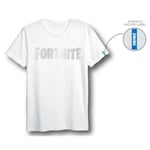 Fortnite - White on White Logo T-Shirt - L