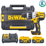 DeWalt DCD996P2 18v XR Brushless Combi Drill + 2x 5Ah Batteries, Charger & Case