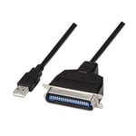 AISENS A104 – 0038 – Convertisseur USB imprimante (Type a) Noir