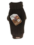 AFP All For Paws - Knitted Dog Sweater Fishermans Brown XS 20.3CM - (632.9130)