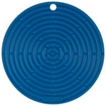 Le Creuset Cool Tool, Pot holder/trivet, Silicone, Round, 20 cm, Marseille Blue, 93000230312200
