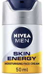 NIVEA MEN Skin Energy Moisturising Face Creme 50 ml BNIB