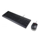 Lenovo 4X30L79897 ESSENTIAL WIRED KEYBOARD KEYBOARD AND MOUSE COMBO GR - (Keyboards > Keyboards)